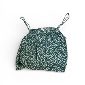 The weekend Los Angeles Green Floral Women's Top